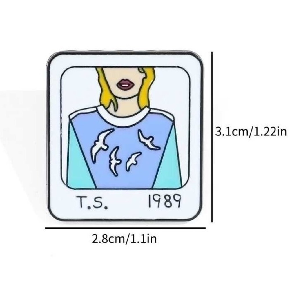 Taylor Swift 1989 Album Inspired Enamel Pin Badge‎